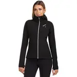 KILPI FRENSIS Dámska flísová mikina s kapucňou, čierna, veľkosť