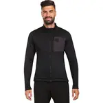 KILPI ERIN Pánska flísová mikina, čierna, veľkosť