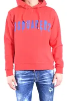 Červená mikina Dsquared2 s kapucí