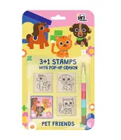 JIRI MODELS Razítková sada s voskovkou Domácí zvířata