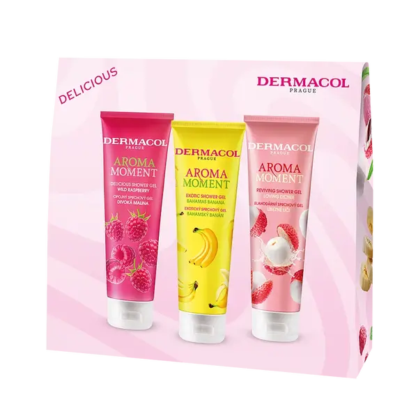 DERMACOL Aroma Moment mix fruit Dárkové balení, poškozený obal