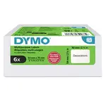 Dymo 2234188, 70mm x 54mm, na diskety, bílé, originální papírové štítky, 6 x 320 ks