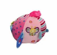 Chrastítko koule růžová – 14 cm