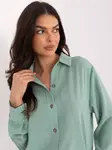 Dámská košile v mátové barvě