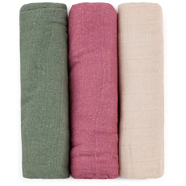 Petite&Mars Moussy látkové plienky Botanic Tones 68 x 68 cm 3 ks