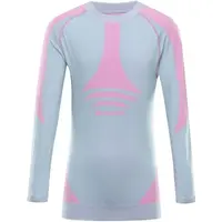 ALPINE PRO AMBOSO Dětské funkční spodní triko, světle modrá, velikost