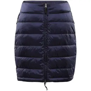 ALPINE PRO LORFA Dámská zateplená sukně, tmavě modrá, velikost
