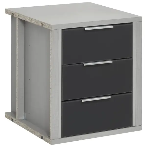 MID.YOU VNITŘNÍ ZÁSUVKY, šedá, 48/51/50 cm