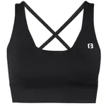 Fitforce GARINCHA Dámská fitness podprsenka, černá, velikost