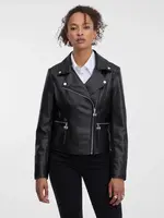 Černá dámská koženková bunda ORSAY