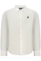 Biela pánska košeľa s dlhým rukávom