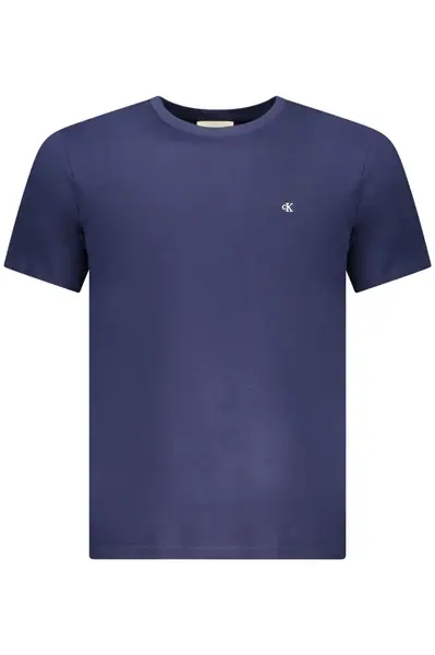 Modré pánske tričko s krátkym rukávom