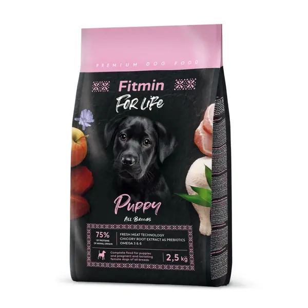 Fitmin For Life Puppy krmivo pro štěňata 2,5 kg