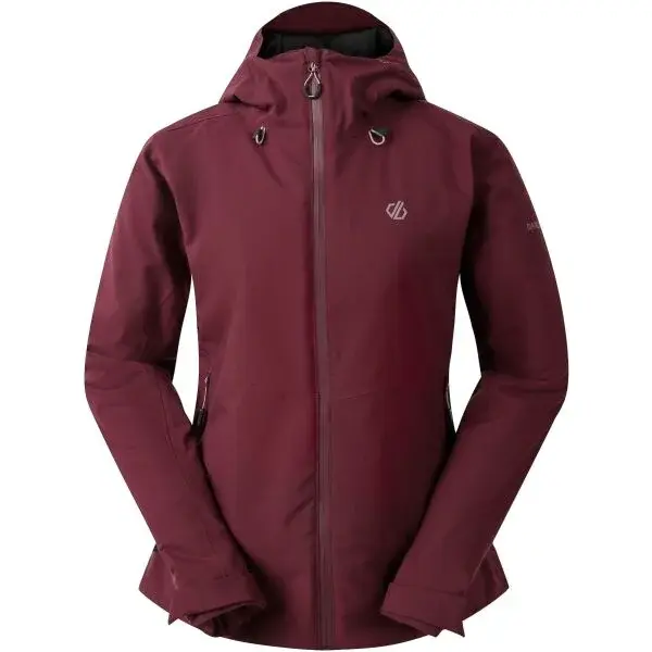Dare2b TORREK BLAZE Dámska outdoorová bunda, vínová, veľkosť