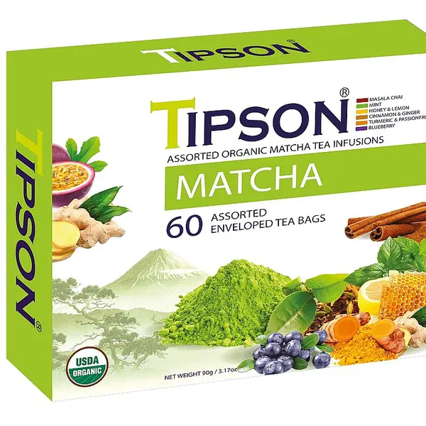 TIPSON BIO Matcha Kazeta Variace 60 x 1.5 g