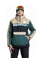 Meatfly pánská SNB & SKI bunda Zenith Black / Safari | Černá | Velikost XL