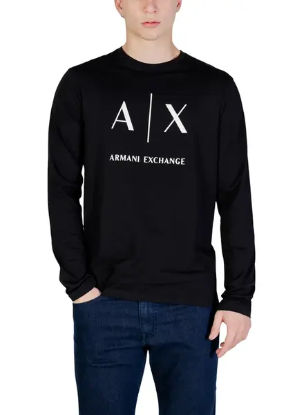 Armani Exchange pánske tričko s dlhým rukávom