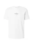 Calvin Klein Jeans Tričko  sivá / čierna / biela