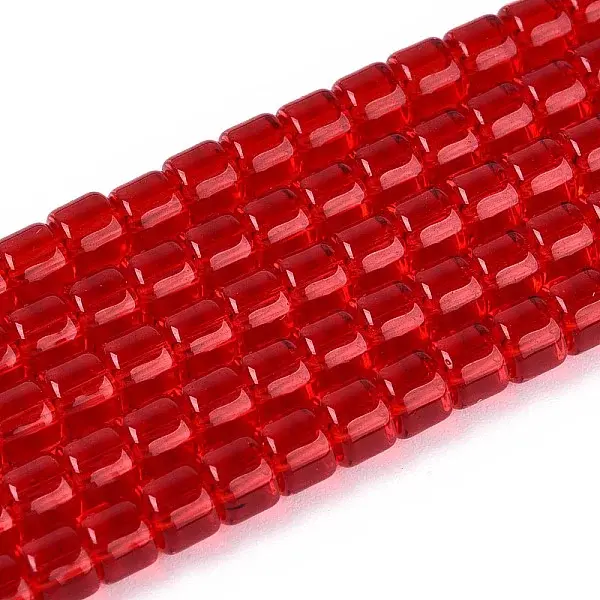 Transparent Glass Beads Strands