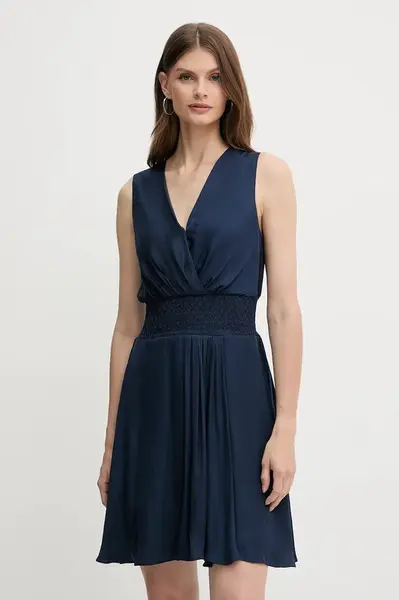 Šaty Morgan modrá barva, mini, RANAKA