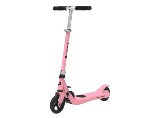 Koloběžka elektrická REBEL Fun Wheels Pink dětská - rozbaleno / přelepeno, odzkoušeno