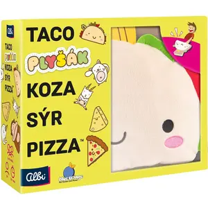 Albi Taco, plyšák, koza, syr, pizza