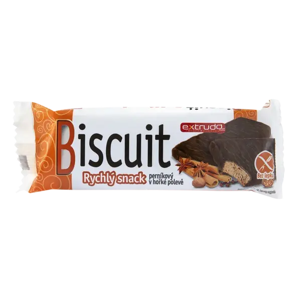 CRISPINS Perníkový bezlepkový biscuit v hořké polevě 24 g