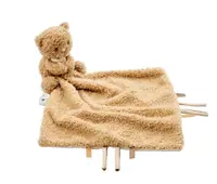 NATTOU Mazlíček plyšový Teddy medvídek 27 x 27 cm, 0m+