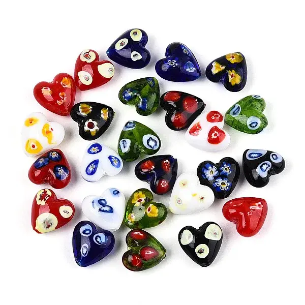 Handmade Millefiori Glass Beads