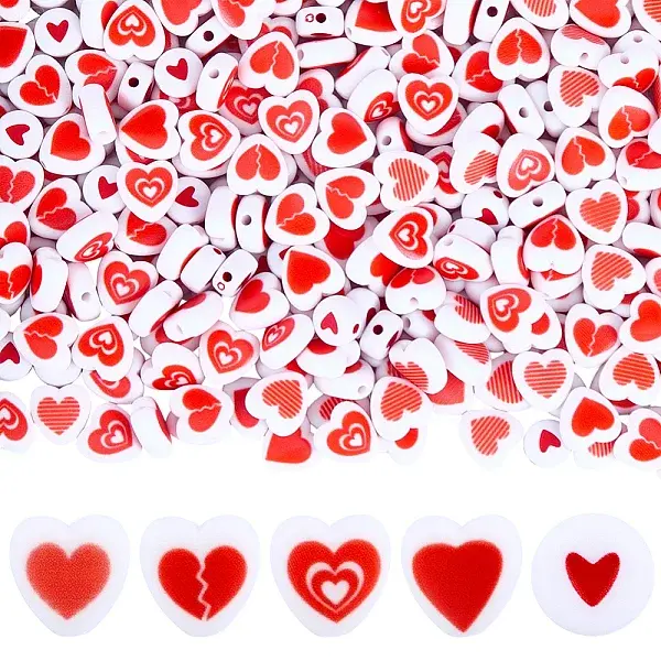 600Pcs Opaque Acrylic Beads