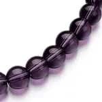 Glass Round Bead Strands
