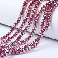 Electroplate Glass Beads Strands