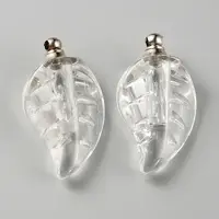 Glass Bottle Locket Pendants