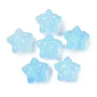 Transparent Spray Paint Glass Beads