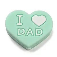Father's Day Silicone Focal Beads
