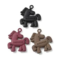 Spray Paint Alloy Pendants