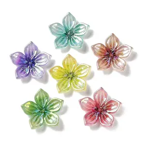 Printed Acrylic Bead Caps