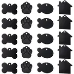 32Pcs 4 Style Aluminium Pendants