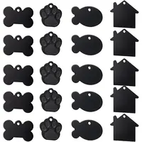 32Pcs 4 Style Aluminium Pendants