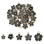 25Pcs 5 Styles Alloy Enamel Charms
