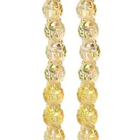 Electroplate Glass Bead Strands