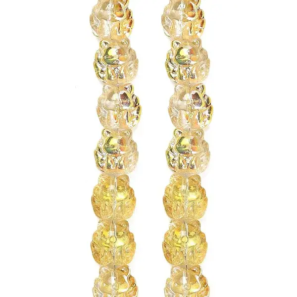 Electroplate Glass Bead Strands