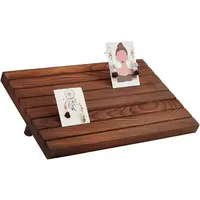 7-Slot Wooden Place Card Display Stands