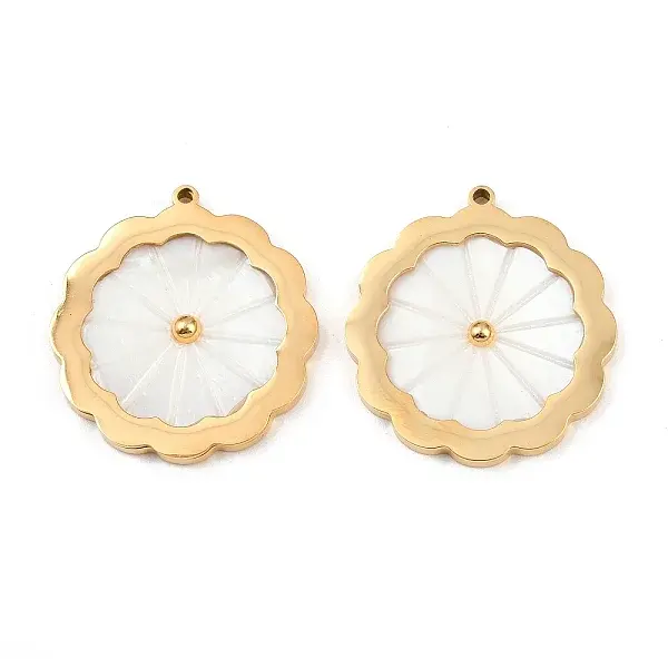 Natural White Shell Pendants