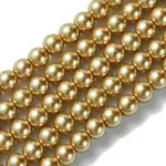 Eco-Friendly Dyed Glass Pearl Beads Strands