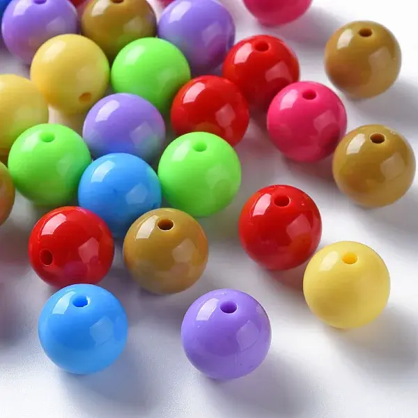 Opaque Acrylic Beads