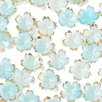 50Pcs Acrylic Bead Caps