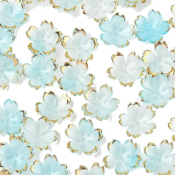 50Pcs Acrylic Bead Caps