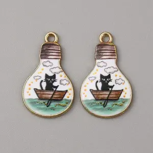 Alloy Enamel Pendants