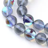 Synthetic Moonstone Beads Strands